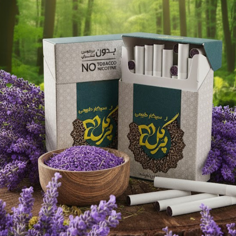 100 سیگار گیاهی پر گل - Image 1